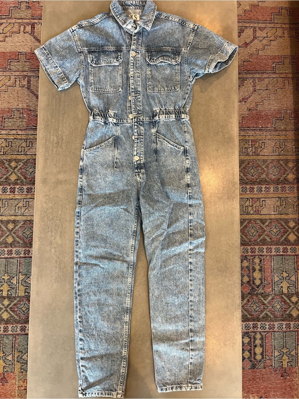 We The Free - Free People - Blue Denim Jumpsuit Jeans - Like new - Size XS